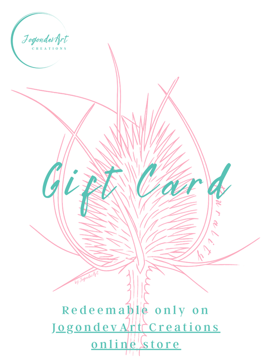 Gift Card JogondevArt Creations Online Store